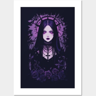 Gothic Lady Posters and Art